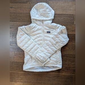 Patagonia White Hooded Jacket